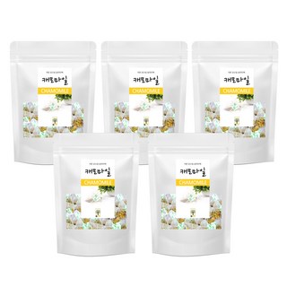 캐모마일 삼각티백 50티백 카모마일 티백, 1g, 50개입, 5개