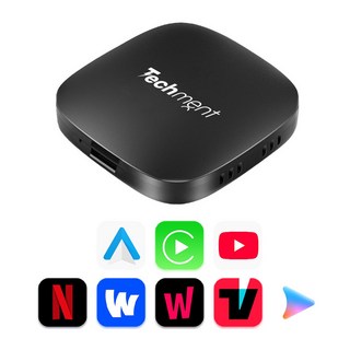 테크먼트 로드프리PRO 무선 카플레이 안드로이드오토 올인원 동글 OTT 앱 다운 가능, TS20, 2GB