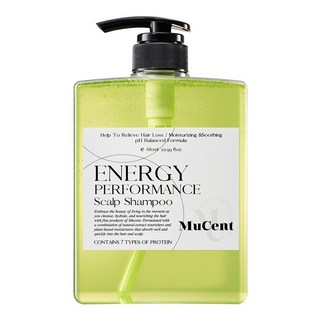 [본사][뮤센트] 에너지 퍼포먼스 스칼프 샴푸 탈모개선 티트리 단백질 약산성 모발강화, 1개, 680ml