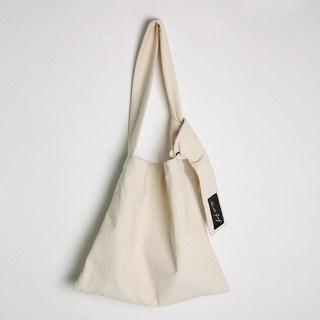 [애리키스](크림)타이 에코백/코듀로이 에코백