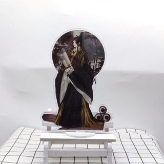천관사복 굿즈 미니어처 피규어 스탠딩 키체인 링 웬시 칭쑤안 모델 플레이트 키링 아크릴, Ling Wen, 15 cm