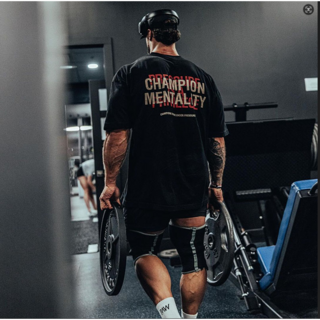 2025 한국 최고인기 헬스 패션 시장 맞춤형 순면 티셔츠 빗사이즈 반팔