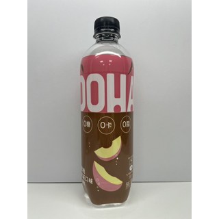 OOHA 水蜜桃烏龍茶口味 氣泡飲 0糖 0卡 0脂, 24個, 500ml