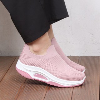 MRBBB 기본 에어 삭스 슬립온 키높이 니트 여성 단화 로퍼