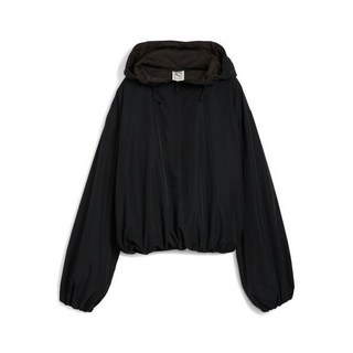 푸마 puma x 로제 오버사이즈 하프 집 자켓 WV - Black 633797-01