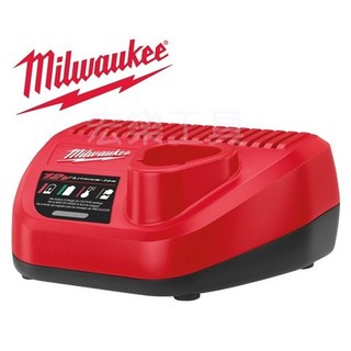 Milwaukee 美沃奇 12V 充電器 C12C - 台灣公司貨 (含稅), 1個, C12C充電器+M12B2*2顆