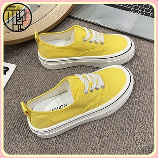 芒果厚底帆佈鞋2025ins新款百搭透氣休閒闆鞋春夏季小白鞋平底鞋