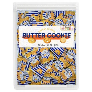 스낵파니 미니 데니쉬 버터쿠키 대용량, 1kg, 1개