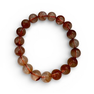 茶色髮晶手鍊 彈性水晶飾品