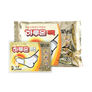 하루온 부착형 발난로 핫팩 40g, 30세트