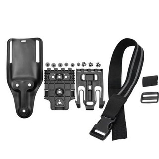 전술 총 홀스터 QLS 잠금 시스템 포함 CZ 75 글록 17L 34 콜트 1911S 베레타 M9 92 92FS 96 발터 PPQ M2 9/40, [07] BK QLS set, 1개