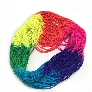 4mm七芯傘繩 彩虹傘繩 手工編織手鍊繩子傘兵繩 手環配件, 5米/捆, 1個