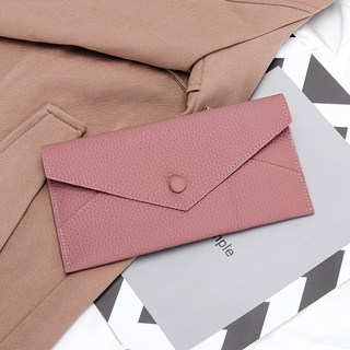 日本長夾 超薄長夾 女用長夾 真皮錢包 女生薄款真皮長款錢包 百搭 頭層牛皮長款錢夾 多卡位卡包