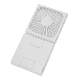 HK-휴대폰 고정 거치대 겸용 선풍기 보조배터리, 고정집게 C-화이트