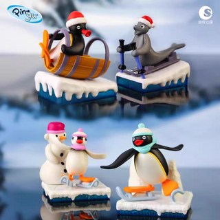 Pingu 企鵝家族 微縮場景系列盲蛋 盲抽 盒玩 轉蛋 玩具, 1個