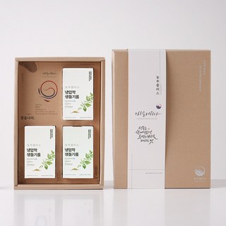 농부플러스 국산 냉압착 생들기름 식물성오메가3 스틱형 선물세트, 30개, 5g