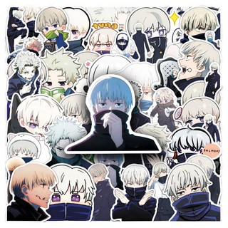 주술회전 스티커 다이어리 캐리어 꾸미기 다꾸 굿즈 컬렉션 세트, 50개, 이누마키 토게