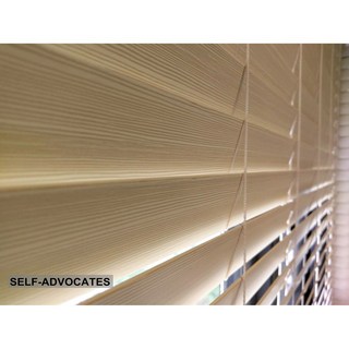 自我主張窗簾坊 PVC仿木百葉窗簾 防水材質, 詳見包裝