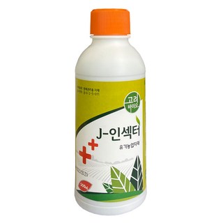 J인섹터500ml 친환경 진딧물 나방 깍지벌레 응애 약 고추 배추 채소 과수 벌레퇴치, 1개, 500ml