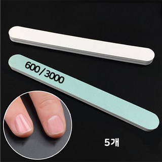 애니데코 네일 샤이닝 파일 버퍼 GRIT 600/3000, 5개