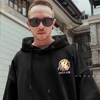 新竹出貨 喜慶新年紅色衣服 大尺碼帽T男 女 秋冬季加厚刷毛保暖運動衫 長袖帽t 加大尺碼男生大學T