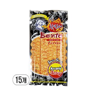 벤토 핫징어 앵그리 앤 스파이시, 15개, 12g