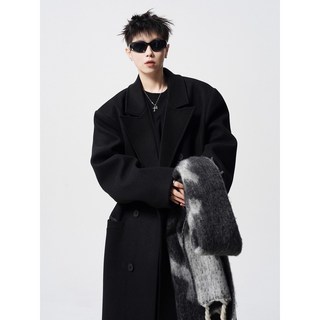 STYLE DR 가을 겨울 헤비 모직 코트 롱 코트 트렌치