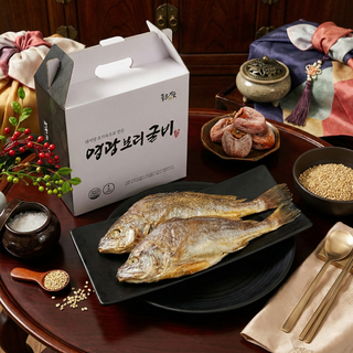 설선물 영광 조기 보리굴비 큰사이즈 9미 선물세트 실온보관, 9개, 120g