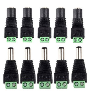 비디오테이프 usb변환 복원 5 쌍 DC 12V 수 암 커넥터 2.1x5.5mm 전원 플매트 카펫 러그 어댑터 잭 소켓 신호 색상 LED 스트립 CCTV 카메라, 5개, 5pairs Male Female, 03 5pairs Male Female