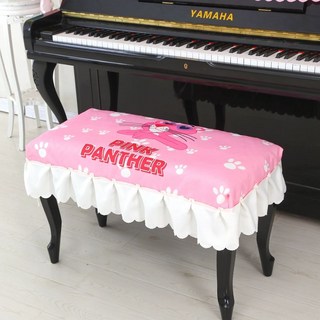 피아노 의자 커버 덮개 스툴 건반 벤치 인테리어 패브릭 카바, 핑크 팬더 커버링타입, 1개