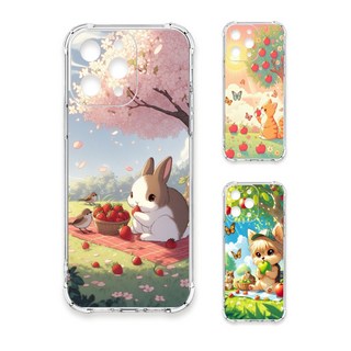 24H快速出貨 TRON S22/ Plus/ Ultra 可愛小動物樹下乘涼 四角防摔 軟殼 手機殼