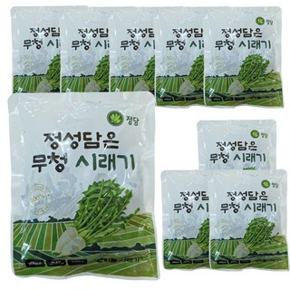 (26년 생산 햇시래기) 펀치볼 정성담은 양구 시래기 / 자연건조 후 삶은 강원도 시래기, 9개, 200g