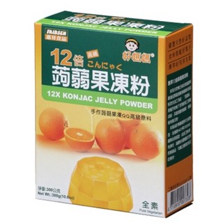 【美食獵人】 好媽媽 12倍蒟蒻果凍粉 蒟蒻果凍粉 惠昇食品 300g 1kg 手作蒟蒻果凍QQ高級原料, 1個, 300公克(盒裝)