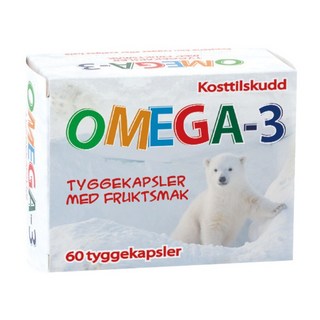 Isbjorn 挪威DHA兒童魚油軟膠囊, 1套, 60顆