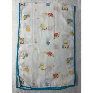 雙層紗布巾30cm*90cm 柔軟吸水 寶寶成人皆適用, 1個, 太空熊