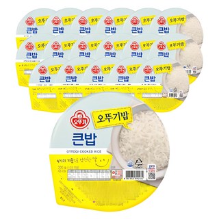 오뚜기 큰밥, 300g, 18개