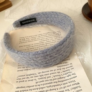 Q妹來囉 韓版復古高級感髮箍 洗臉髮箍 法式頭箍 高顱頂髮箍 針織髮窟