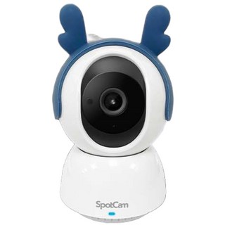 SpotCam Mibo 寵物攝影機 2K高畫質 寵物監視器 自動追蹤寵物 貓狗叫偵測 寵物互動攝影機, 1個