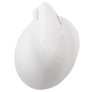 로이체 인체공학 저소음 버티컬 멀티페어링 블루투스 무선 마우스, RX-680V, 화이트