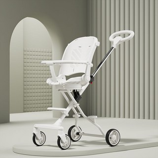 Dark Star 嬰兒推車，可坐可躺，帶餐盤，雙向推行，輕便折疊, 普通款+不可躺+無坐墊+無棚子, 1個