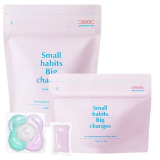 소소이지 이지 캡슐 세제 30개입+미니 캡슐 세제 플로럴 머스크 50개입, 1개, 1세트