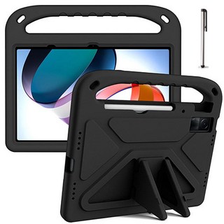 아이패드 9세대 8세대 7세대 에어3 호환 에바폼 케이스 (+터치펜), 블랙, 1개