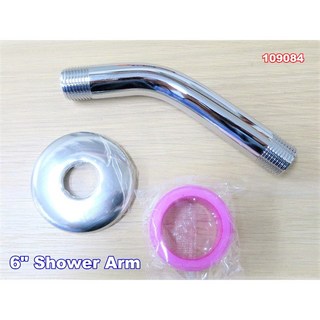 ABS手持花灑 止水增壓三功能淋浴噴頭, 1個, 6"Shower Arm
