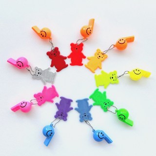 곰돌이 빛반사 안전 열쇠 고리 키링 야간 보호 단체 선물 선샤인마켓, 2세트, 8가지 색상 세트