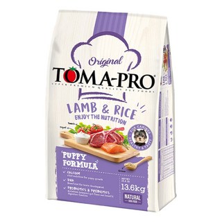 TOMA-PRO 優格 幼犬 乾飼料 添加鈣質 DHA 含益生菌, 羊肉 + 米, 13.6kg, 1袋
