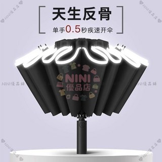 【開發票/統編】反向自動傘 32骨雨傘 高爾夫球傘兩用 防反光遮陽傘