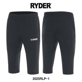라이더 배드민턴 하의 우븐 7부 바지 블랙 2025RLP-1 남성 여성 남녀공용