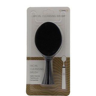 適配小羽刷 HX2系列 一機兩用 飛利浦 矽膠軟毛潔面刷 洗臉神器 潔面按摩刷頭 電動牙刷 PHILIPS, 1個, 【黑】飛利浦潔面刷HX2小羽刷系列