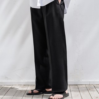 아테즈 남성용 여름 썸머 쿨 베이직 린넨 라이크 밴딩 와이드 바지 팬츠 AZPT04