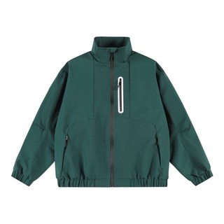 戶外胸前口袋反光條夾克 山系防風外套